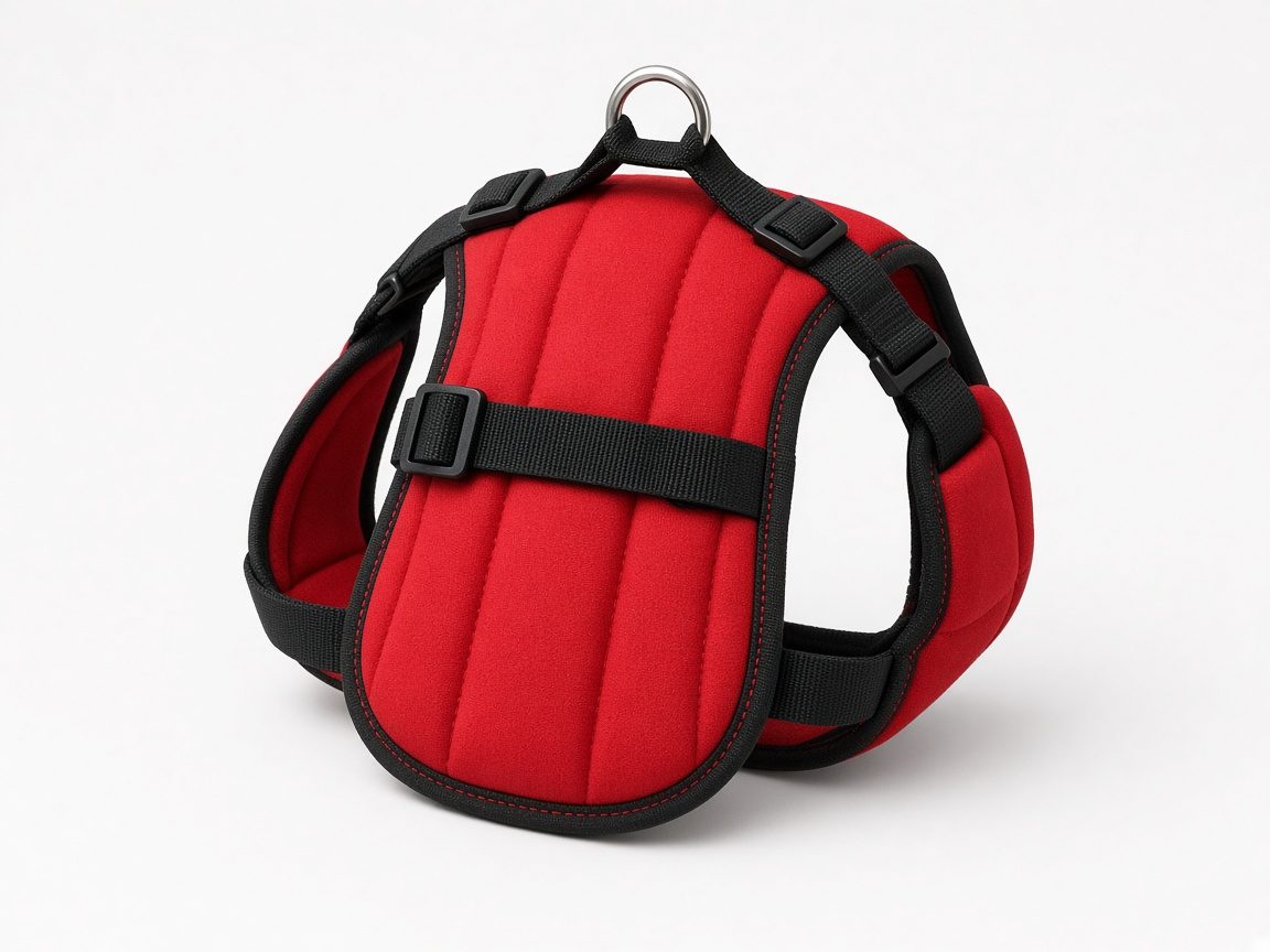 Harnais pour chien rouge
