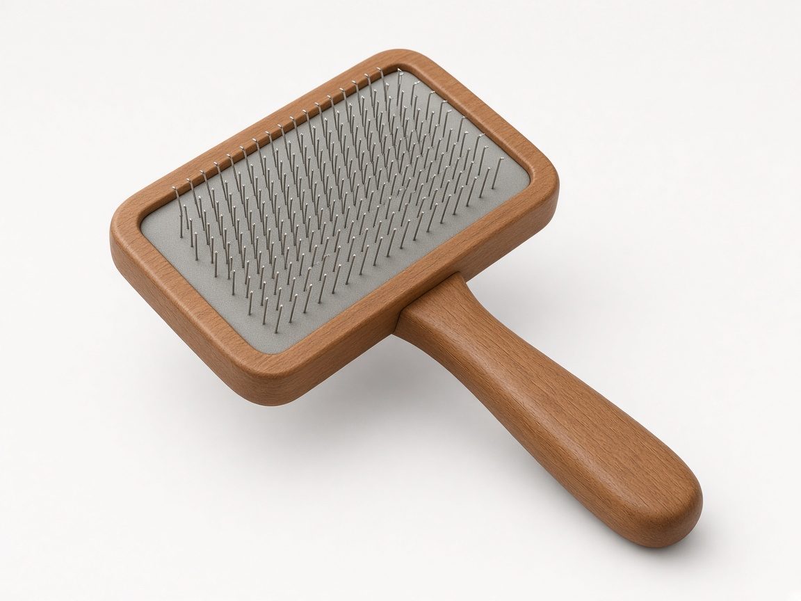 Brosse carde à picots métalliques
