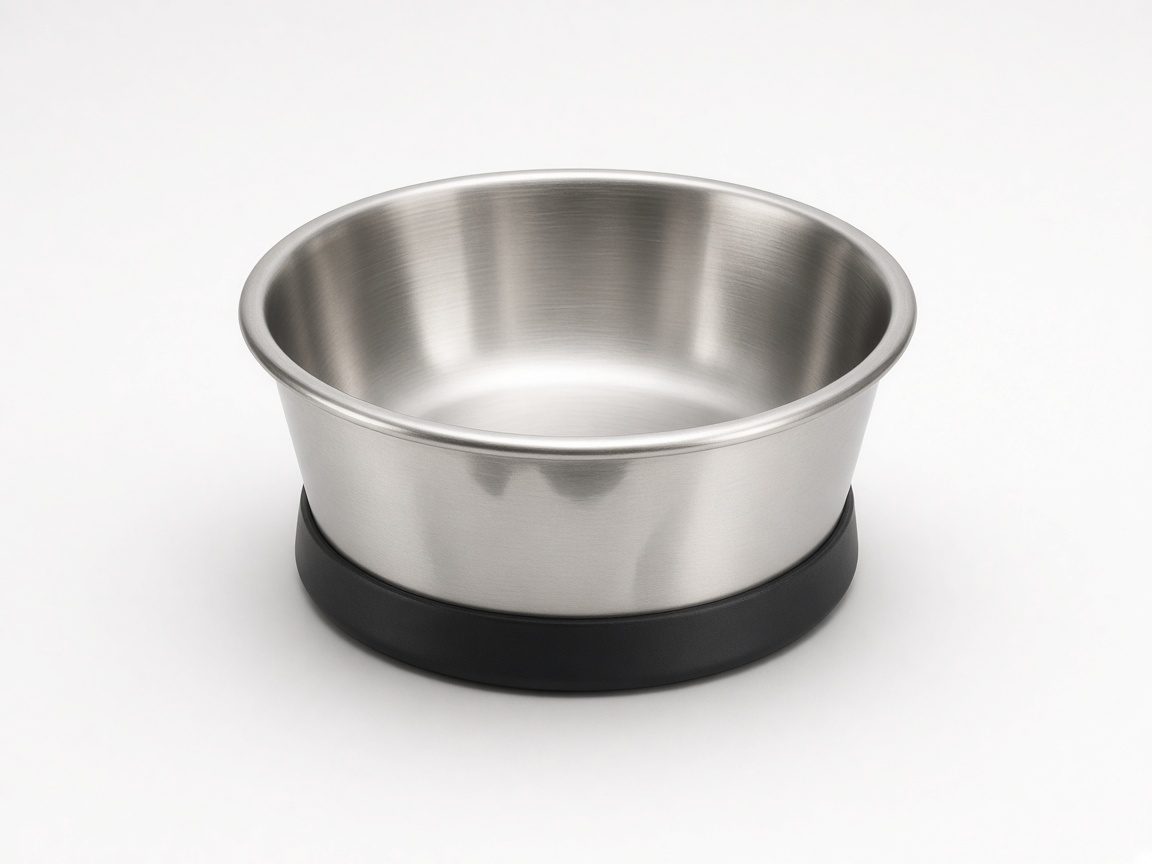 Gamelle inox avec base antidérapante